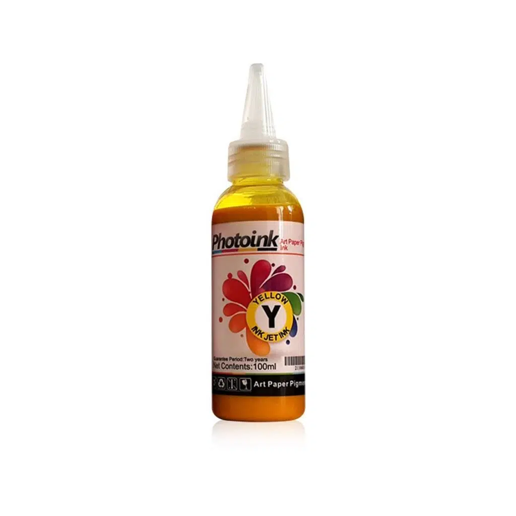 Kuşe Mürekkep 100ml Sarı Renk