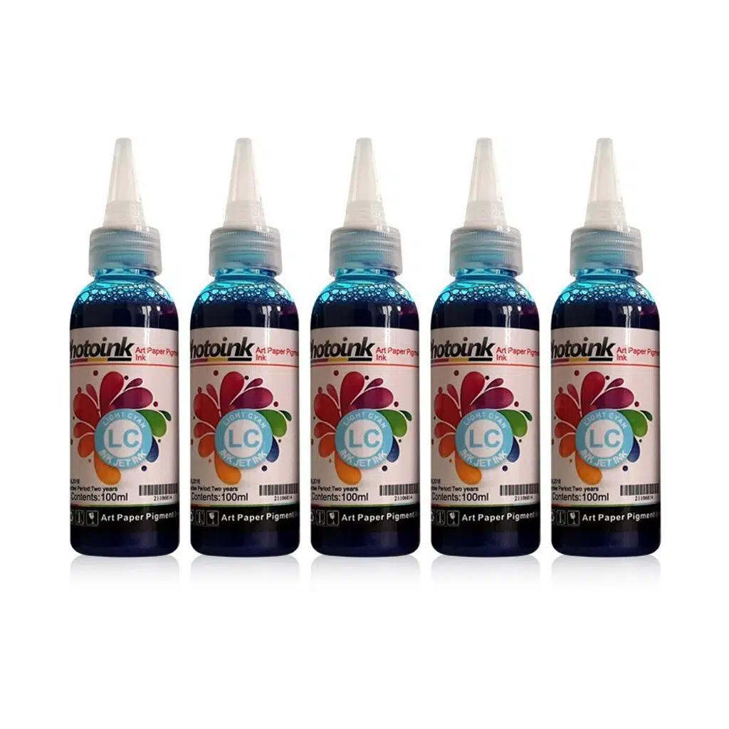 Kuşe Mürekkep 500ml Açık Mavi Renk