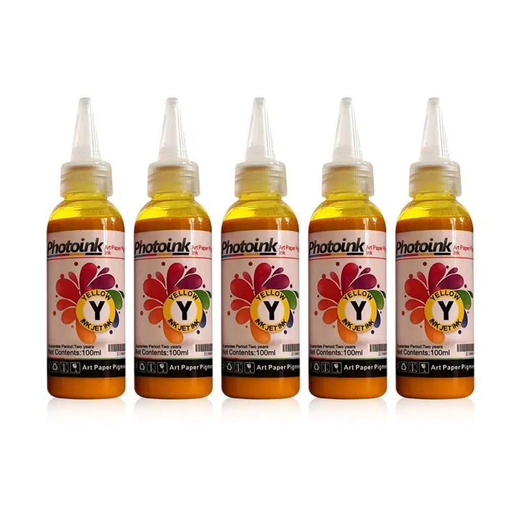 Kuşe Mürekkep 500ml Sarı Renk