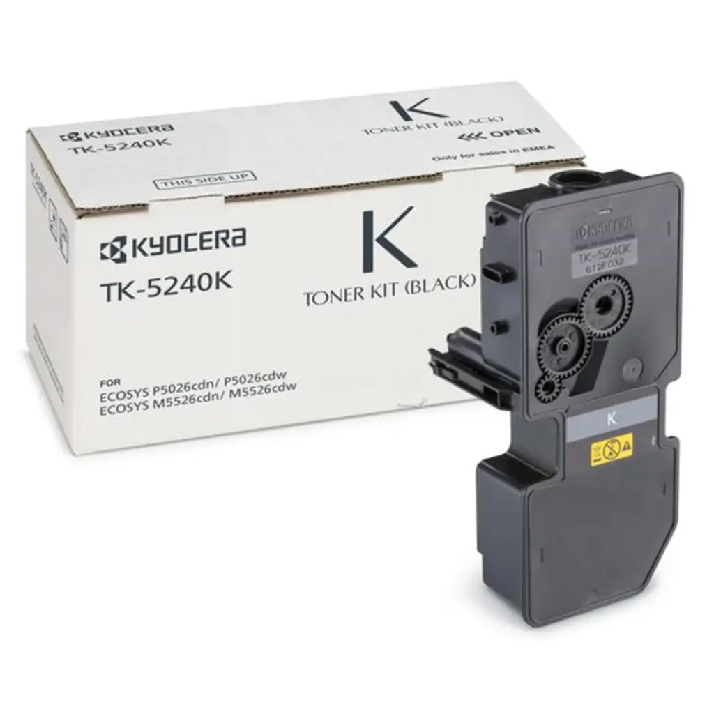 Kyocera TK-5240K Black Siyah Orjinal Fotokopi Toneri Ecosys M5526cdn-5526cdw P5026cdn-5026cdw 4.000