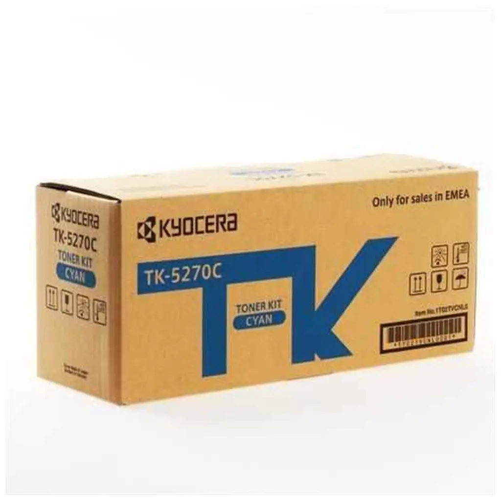 Kyocera TK-5270C Cyan Mavi Orjinal Fotokopi Toneri Ecosys M6230cidn-M6630cidn P6230cdn 6.000 Sayfa