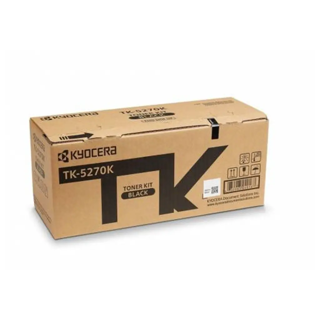 Kyocera TK-5270K Black Siyah Orjinal Fotokopi Toneri Ecosys M6230cidn-M6630cidn P6230cdn 8.000 Sayfa