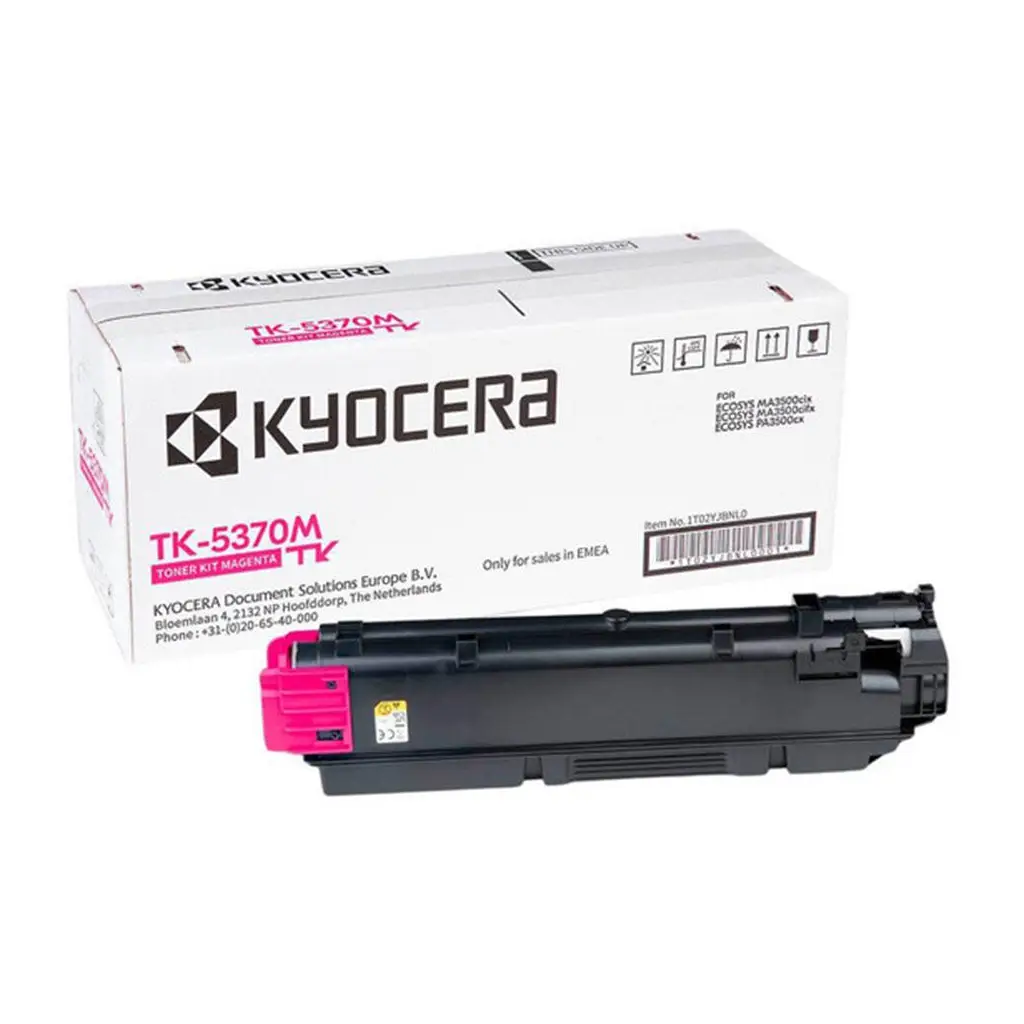 Kyocera TK-5370M Magenta Kırmızı Orjinal Fotokopi Toneri Ecosys MA3500cix - MA3500cifx 5.000 Sayfa