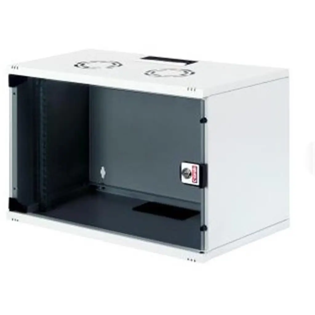 Lande LN-STB09U5440LG 9U 540x400 Ön Tek Cam Kapak Duvar Tip Boş Demonte Kabinet