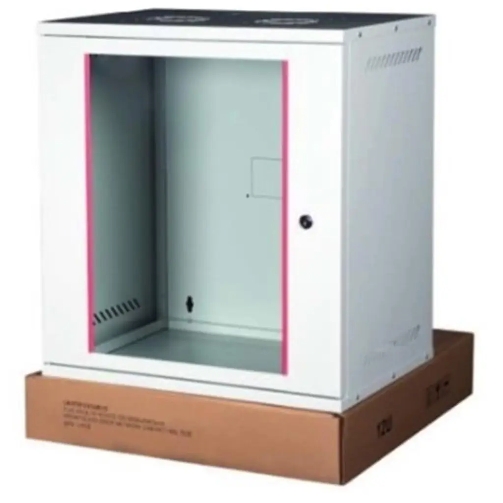 Lande LN-STB12U5440LG 12U 540x400 Ön Tek Cam Kapak Duvar Tip Boş Demonte Kabinet