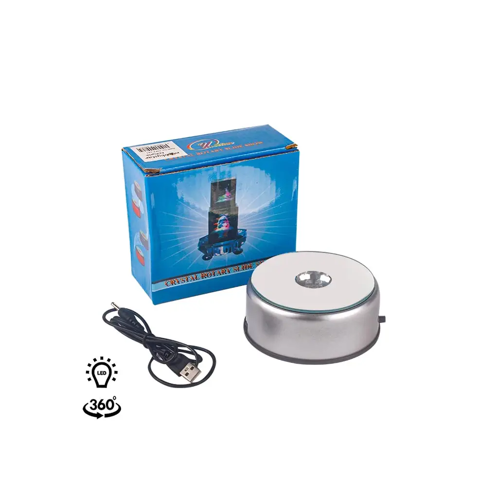 Led Işıklı Dönen Stand - 10,5cm