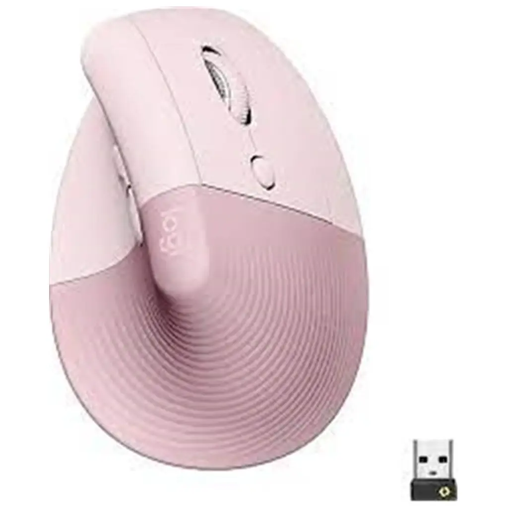 Logitech 910-006478 Lift Kablosuz Ergonomik Dikey Rose Mouse