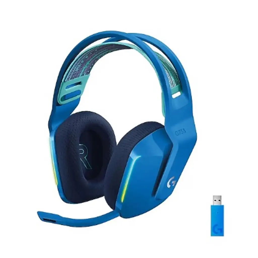 Logitech 981-000943 G733 Mavi 7.1 Surround RGB Mikrofonlu LightSpeed Kablosuz Gaming Kulaklık