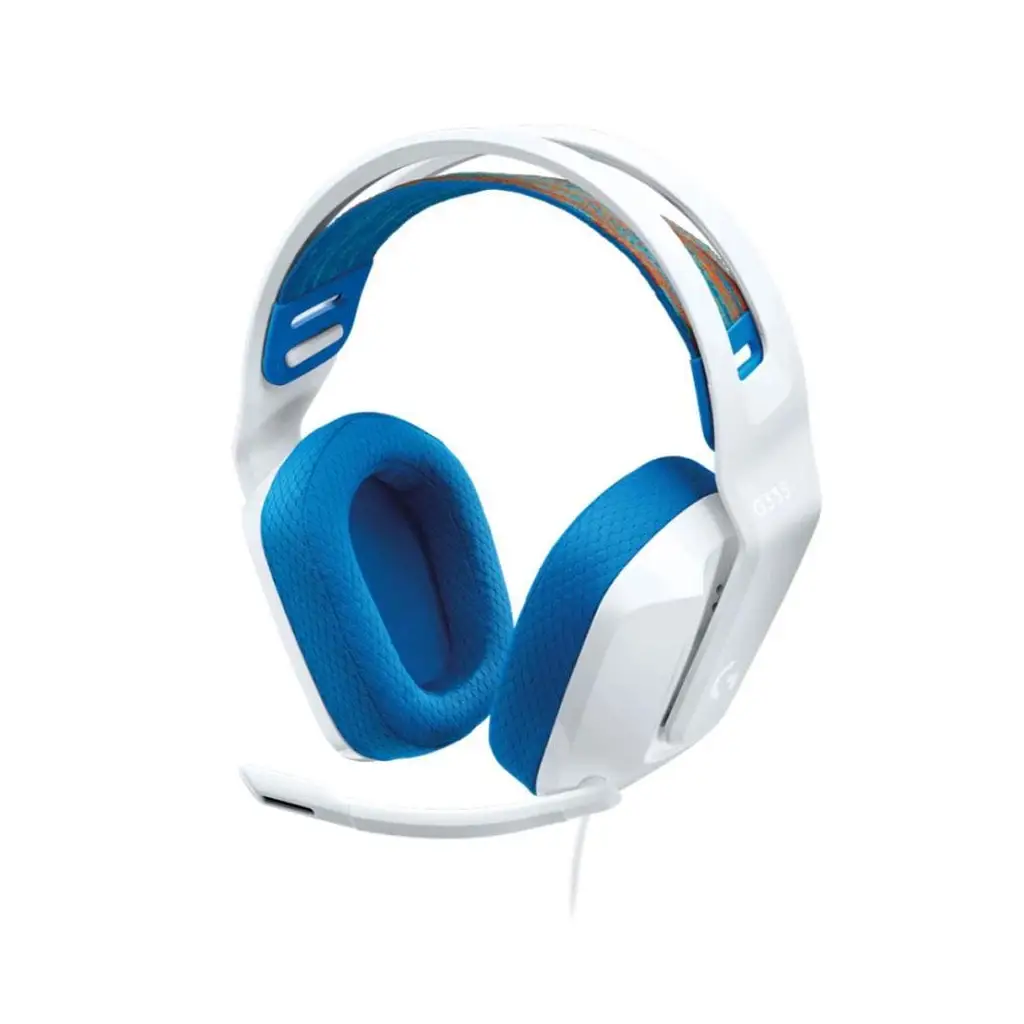 Logitech 981-001018 G335 Beyaz Mavi Mikrofonlu Gaming (Oyuncu) Kulaklık
