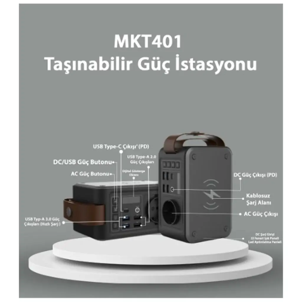 Makim MKT401 TAŞINABİLİR GÜÇ İSTASYONU