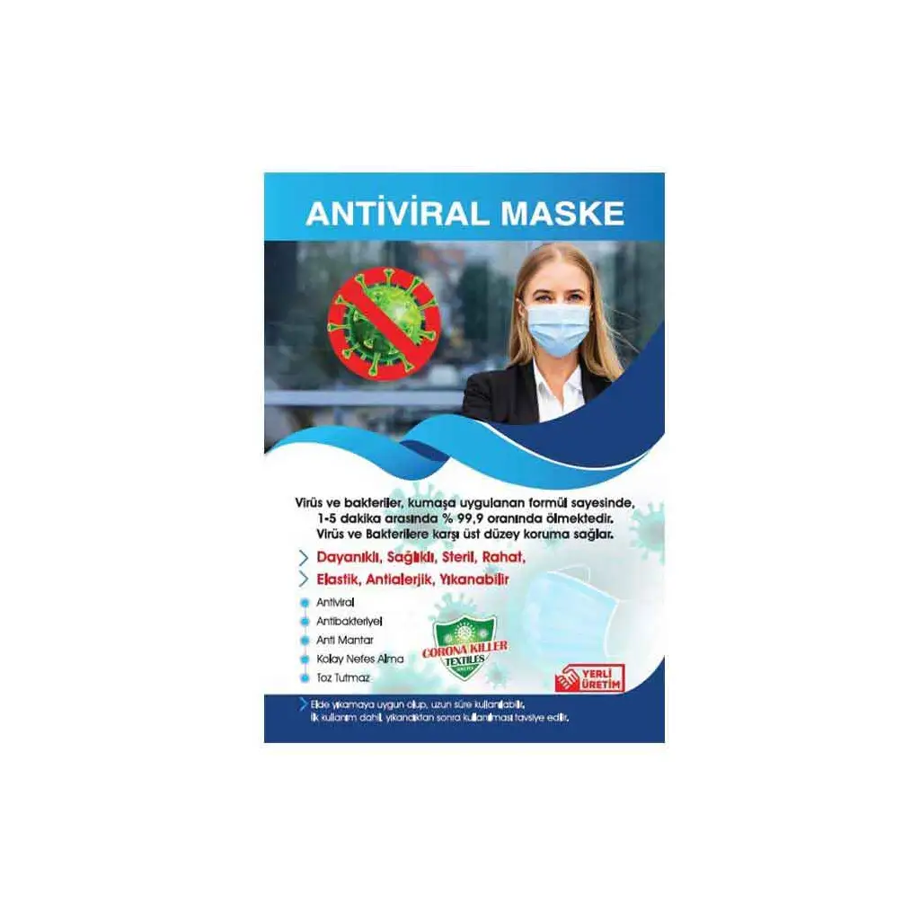 Maske Broşürü ve Poşeti