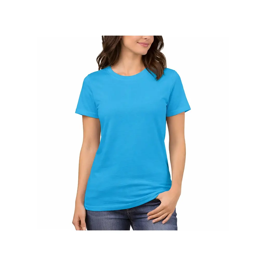 Mavi Unisex T-Shirt %100 Pamuklu