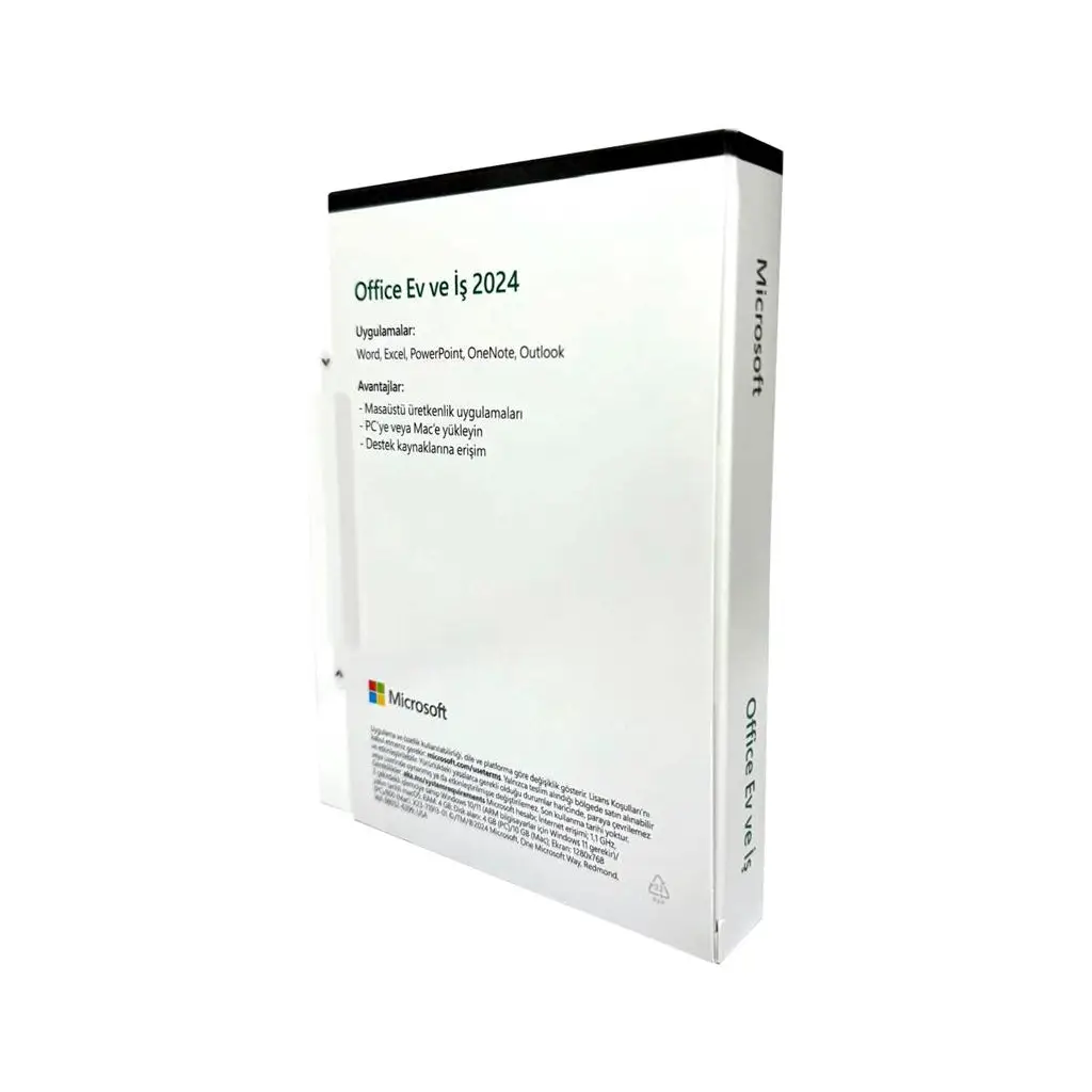 Microsoft Office Home and Business 2024 EP2-06692 Türkçe Lisans Kutu Ofis Yazılımı
