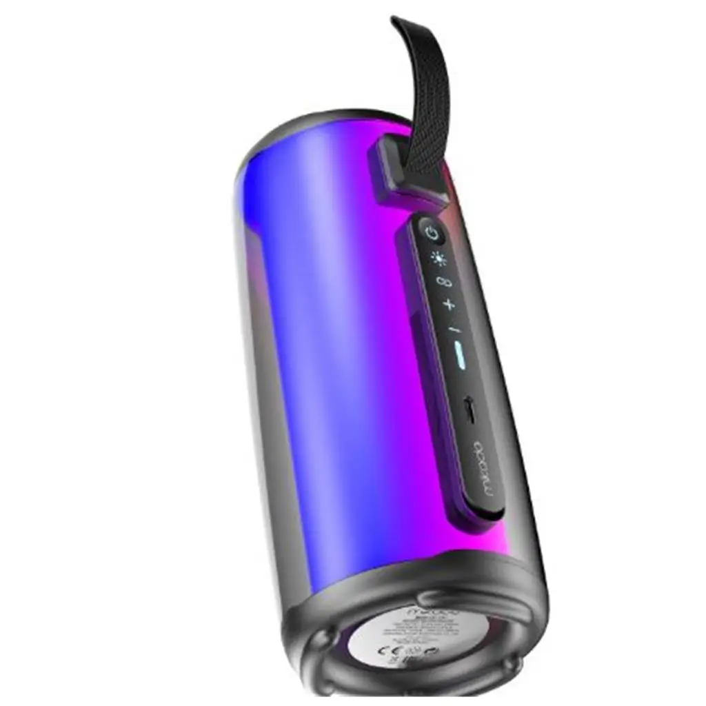 Mikado MD-17BT Capella Siyah 10W 1 RGB Mikrofonlu Kart-Aux-Usb TWS 1800 mAh Bataryalı Speaker