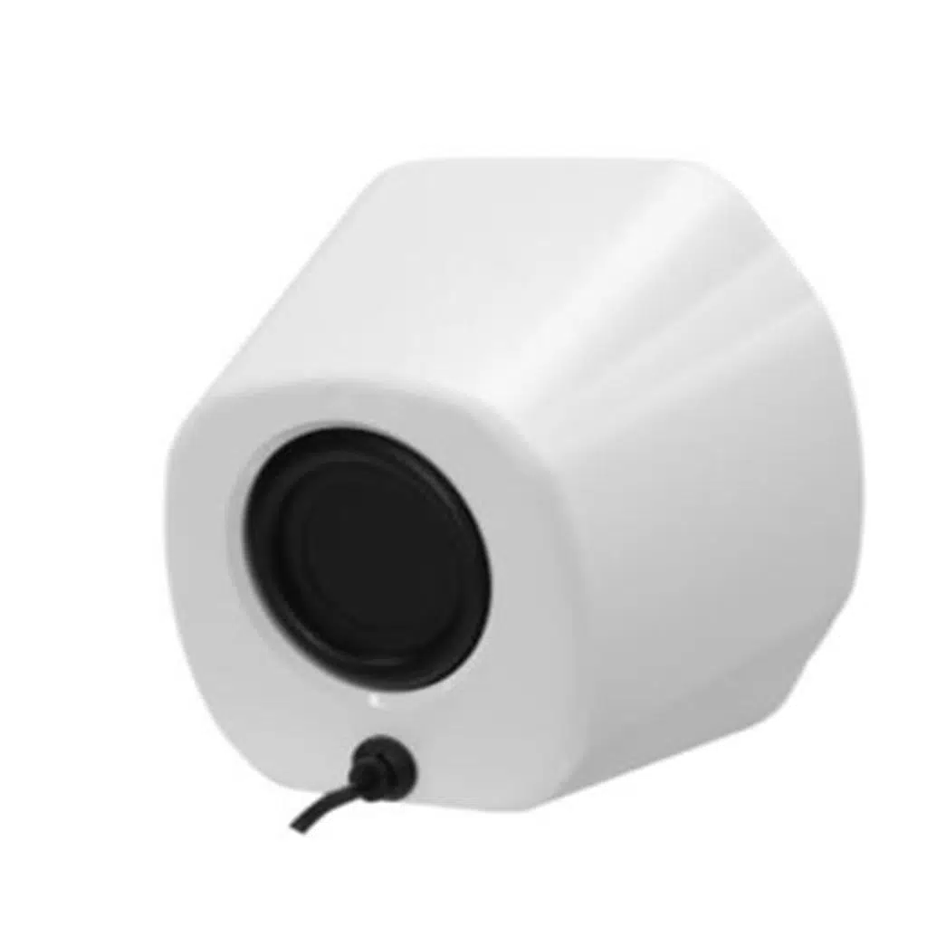 Mikado MD-180 2.0 3W-2 Beyaz RGB Aydınlatmalı USB + 3.5mm USB 5V Speaker Hoparlör