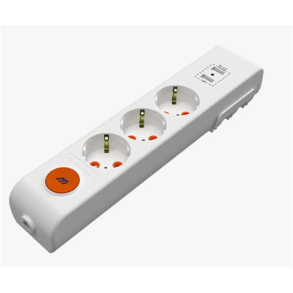 Mutlusan Rı-Tech 3lü 3mt Anahtarlı 1Usb+1Type-C ı Topraklı Grup Priz(Ç.K.) (001 175 350102 03 00)