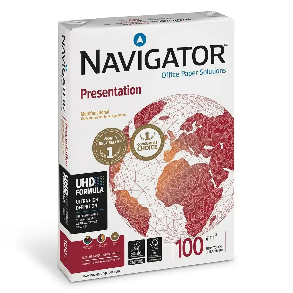 Navigator Presentation A4 100 gr 500 Yaprak Gramajlı Fotokopi Kağıdı