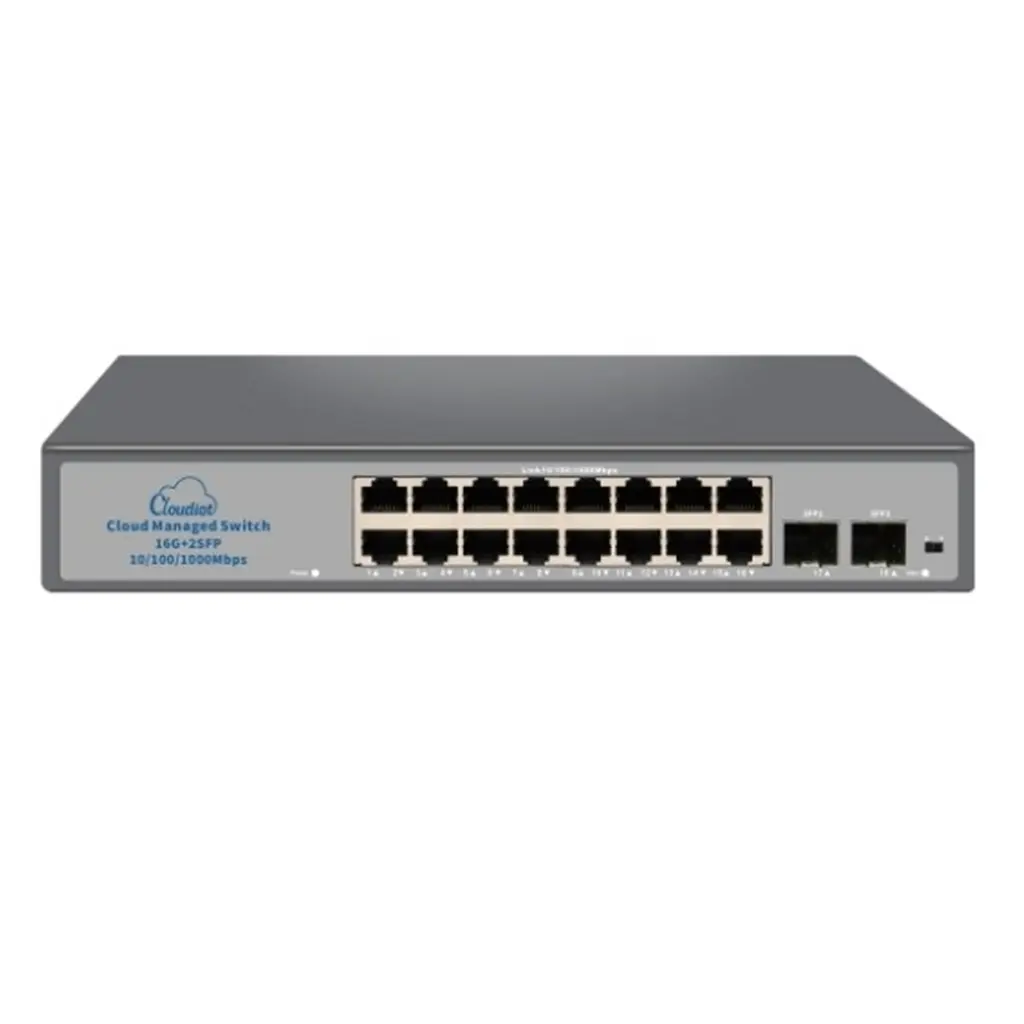 Nova NVC-HIS2116G2S 16 Port Full Giga Cloud Non Poe Ethernet Switch