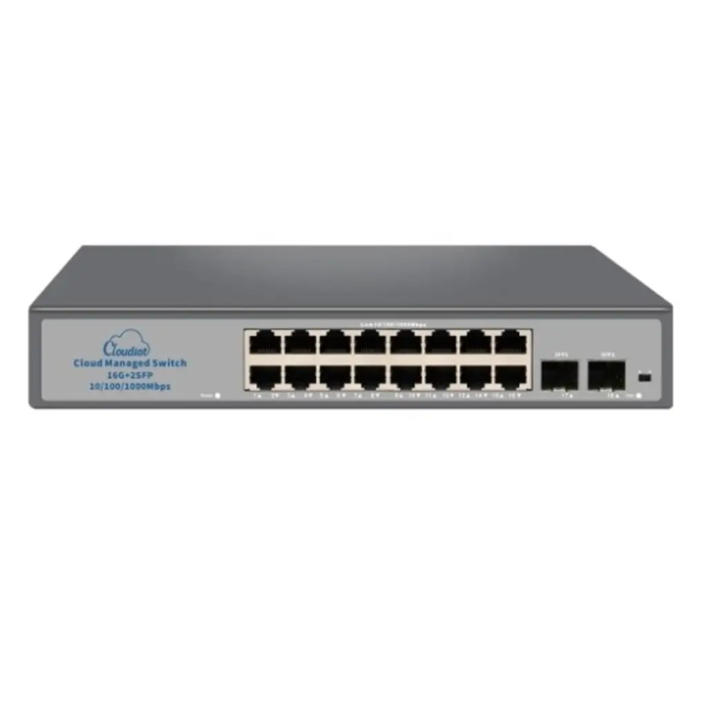 Nova NVC-HIS2116G2S 16 Port Full Giga Cloud Non Poe Ethernet Switch