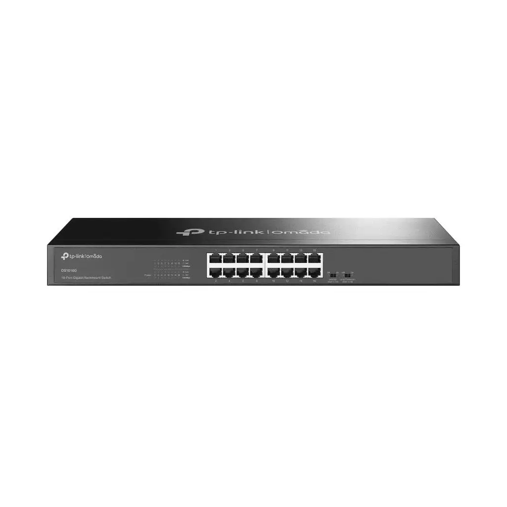 Omada Tp-Link DS1016G 16 Port 10-100-1000 Mbps Switch Çelik Kasa Rack Mount