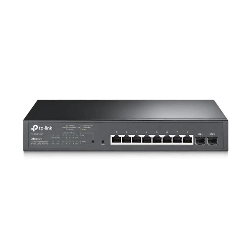 Omada Tp-Link TL-SG2210MP 8 Port Poe+ 10-100-1000Mbps 2 SFP Yönetilebilir Switch