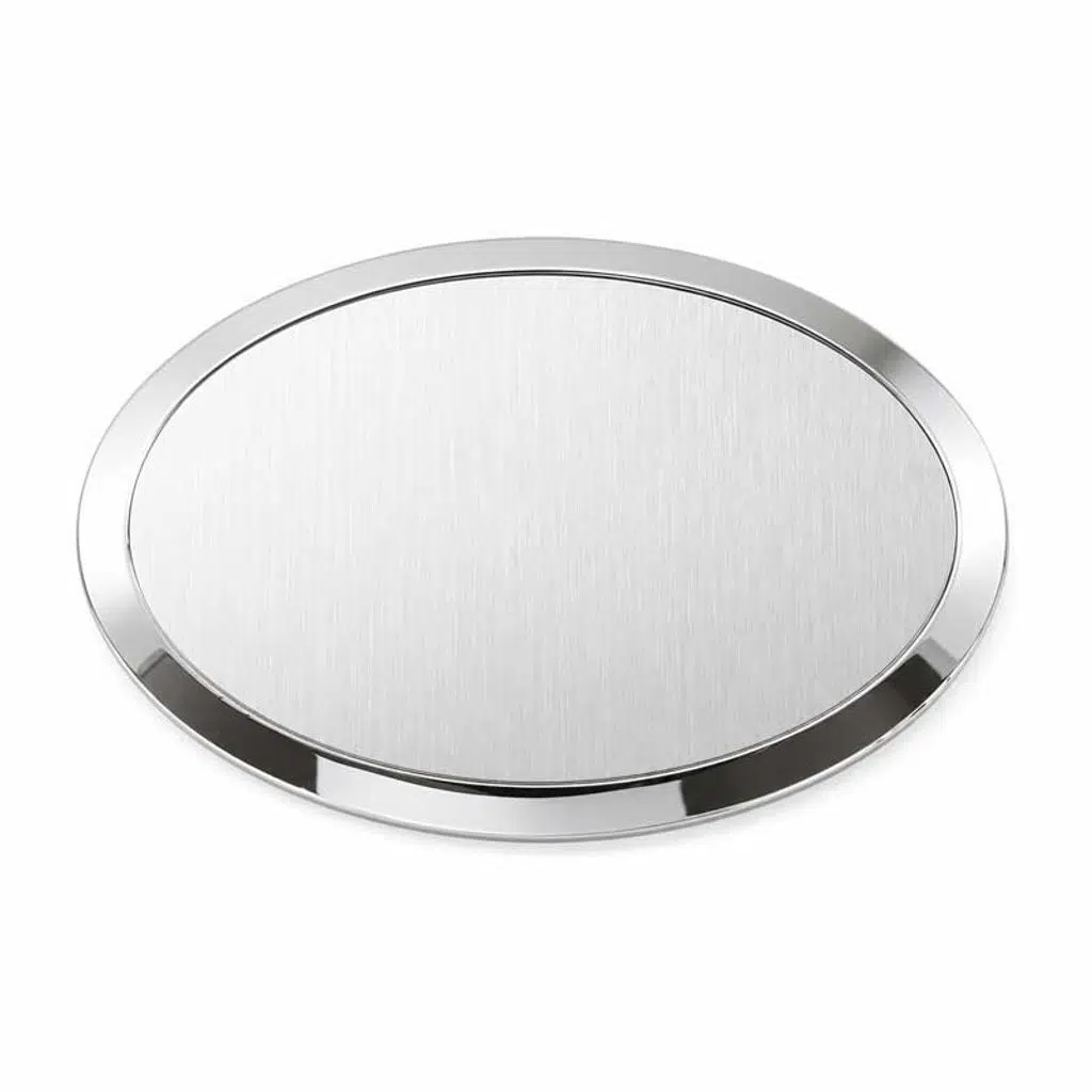 Oval Metal Yaka İsimliği (gümüş)