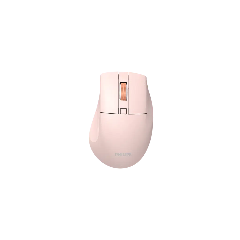 PHILIPS SPK7528P, SESSİZ, Pembe, USB Nano  2,4Gh ve Bluetooth Kablosuz, 1600dpi, Optic, 3 Tuşlu, Ergonamik, Sessiz Click, Mouse