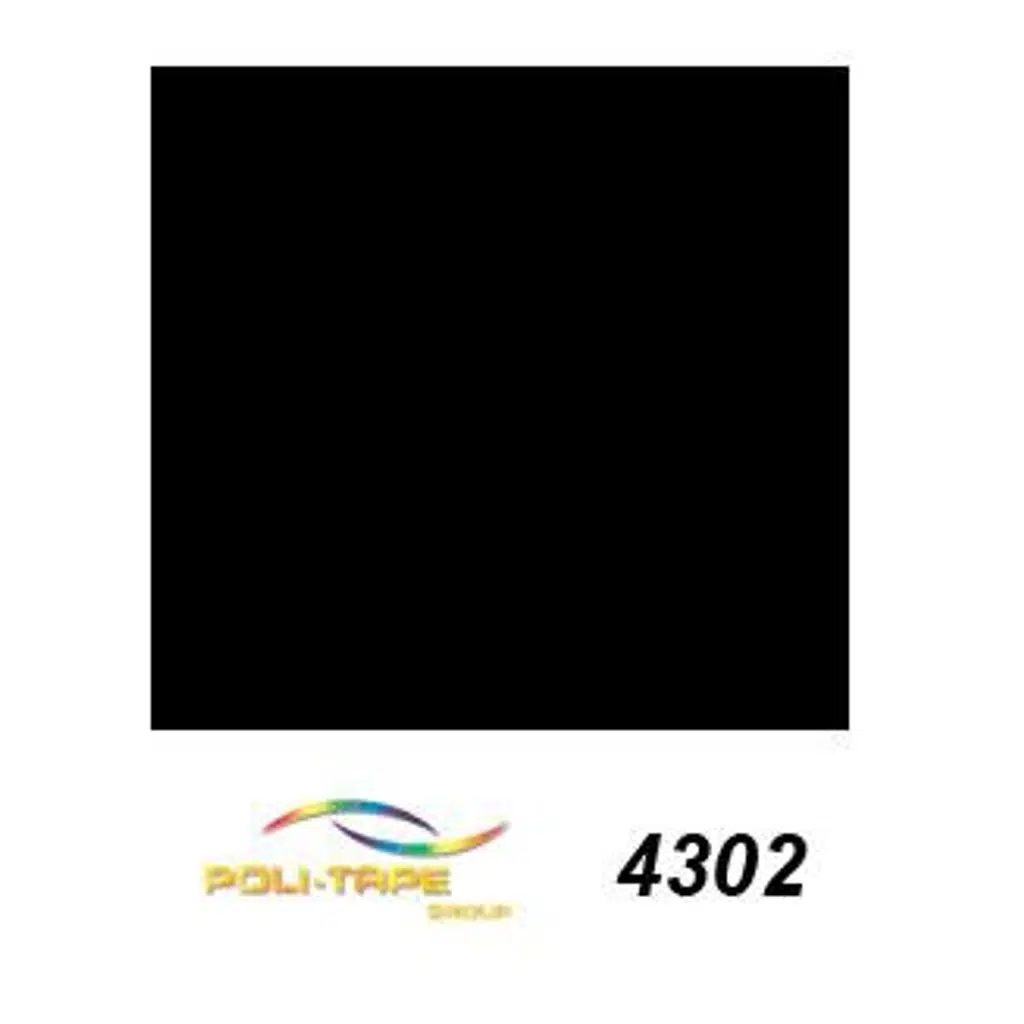Poli Tape Siyah Tekstil Transfer Folyosu - 50 cm x 1 metre