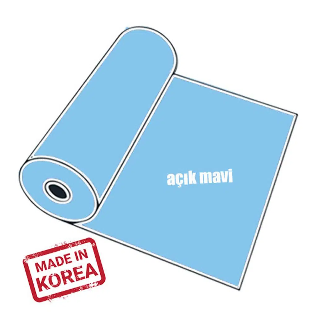 PVC Açık Mavi (Light Blue) Flex / 51 cm x 1 metre