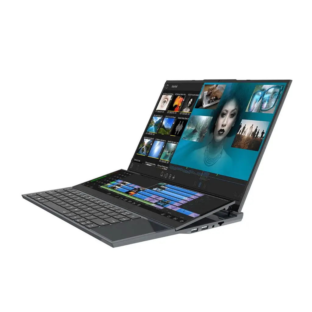 Quadro Diamond Duo DS1630 Ci7 10850H 16gb 512gb NVME SSD Çift Ekran 16" Dokunmatik FreeDos Notebook