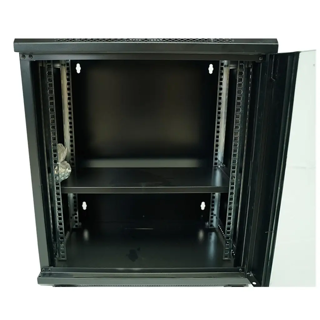 Racksan ML-6412S 12U Duvar Tipi Kabinet (600-530-400) Raf+Fan+Priz