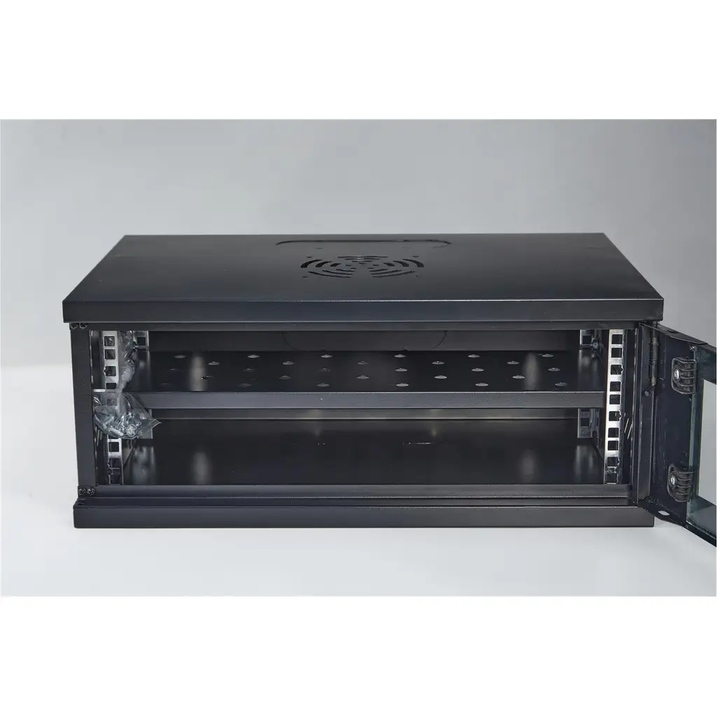 Racksan SE-6404S 4U Duvar Tipi Kabinet (240-530-400) Raf+Fan