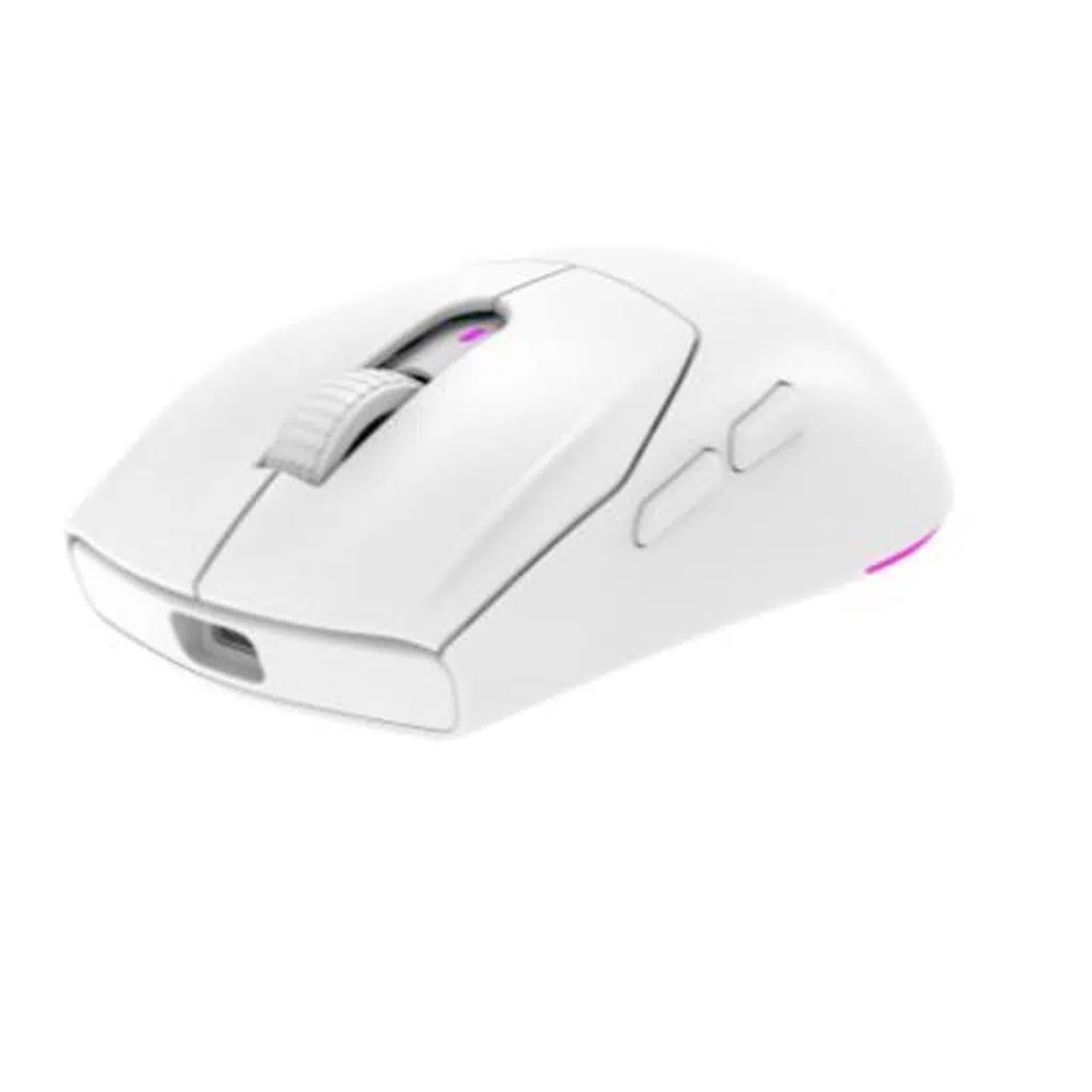Rampage PROTE M5 PRO Kablosuz Beyaz RGB Ledli Şarjlı 26000 DPI 3395 Sensor Gaming Oyuncu Mouse
