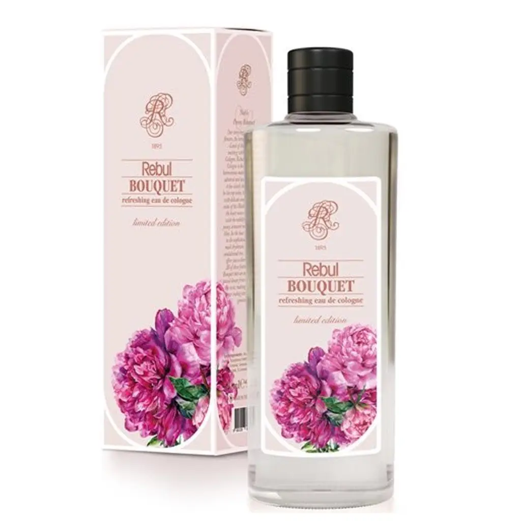 Rebul 250ml Bouquet Kolonya Cam Şişe