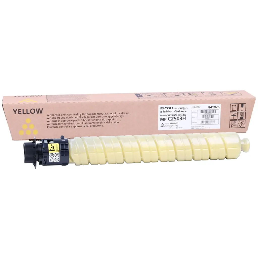 Ricoh MP C2503YH Yellow Sarı Orjinal Fotokopi Toneri MP C2003-2004-2011-2504 9.500 Sayfa