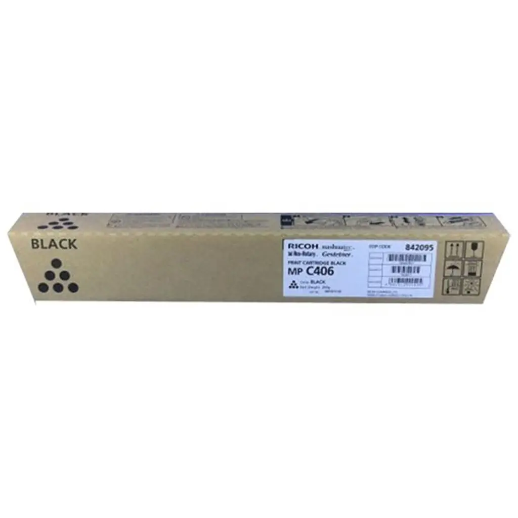 Ricoh MP C306 Black Siyah Orjinal Fotokopi Toneri MP C307-406 17.000 Sayfa