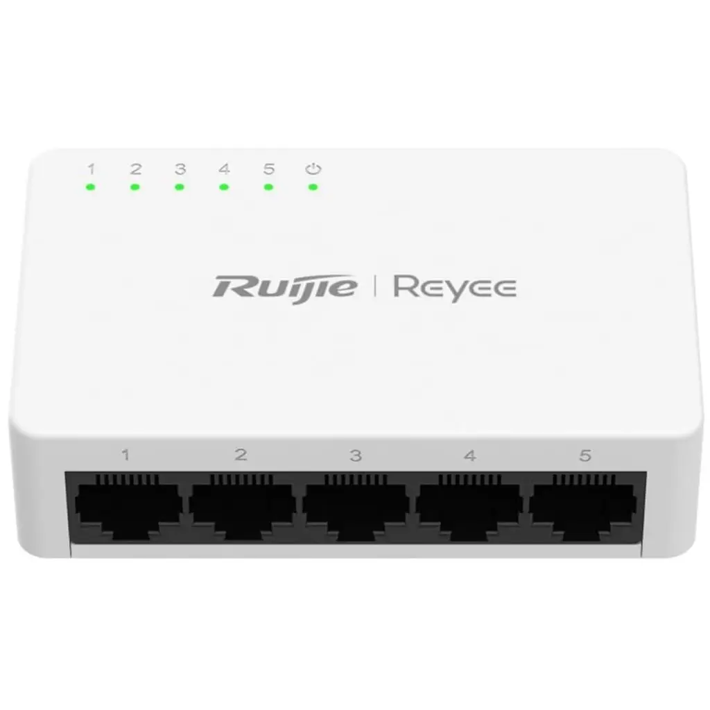 Ruijie Reyee RG-ES05G-L 5 Portlu 10-100-1000 Gigabit Tak Çal Tak Çalıştır Switch Plastik Kasa