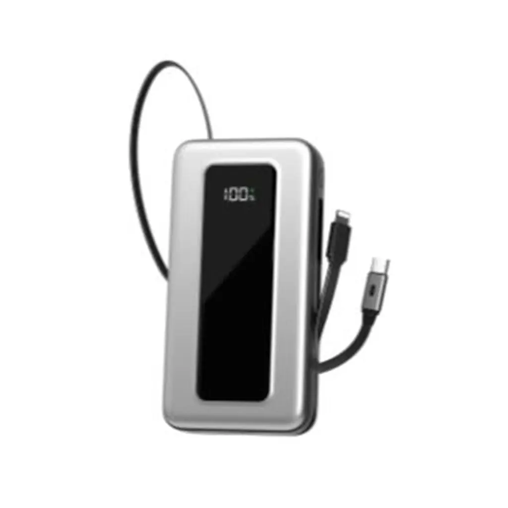 S-link IP-G20M 20000mAh PD65W Makaralı Siyah LCD Taşınabilir Pil Şarj Cihazı Powerbank