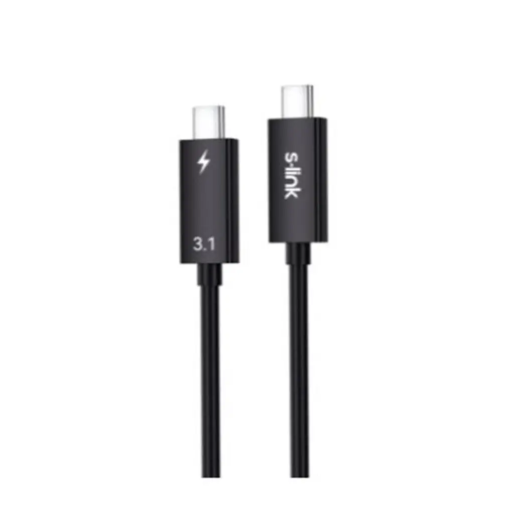 S-link SL-TC302 Thunderbolt 3.0 2m 4k 60Hz PD100W TypeC to TypeC 40Gbps Hızlı Data Kablosu