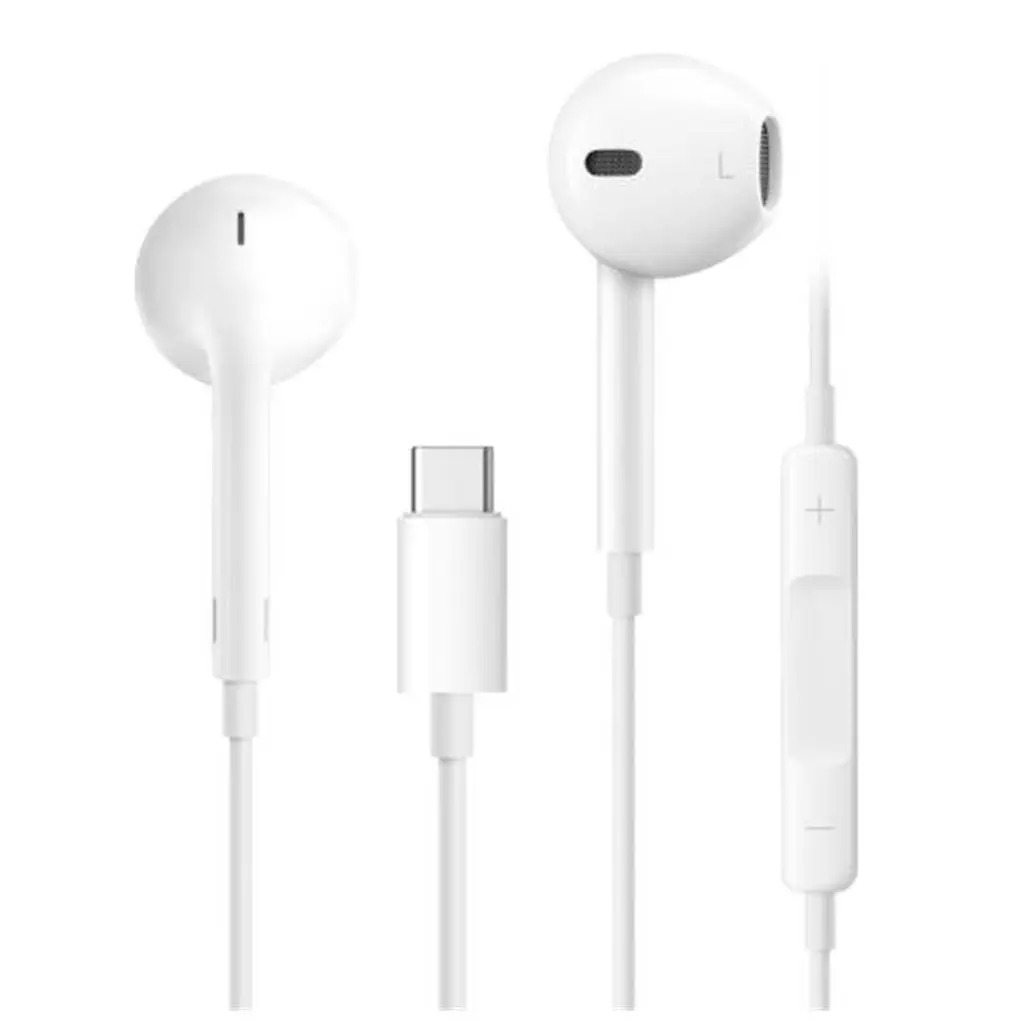 S-link SL-TPK01 TypeC Telefon Uyumlu Beyaz Kulak İçi Mikrofonlu Kulaklık