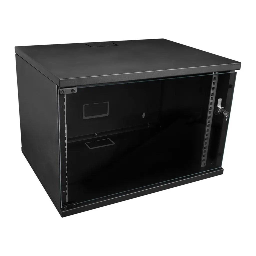 S-link SL-U12 Yeni Nesil 12U Soho Rack Kabin W 530mm D 400mm Siyah