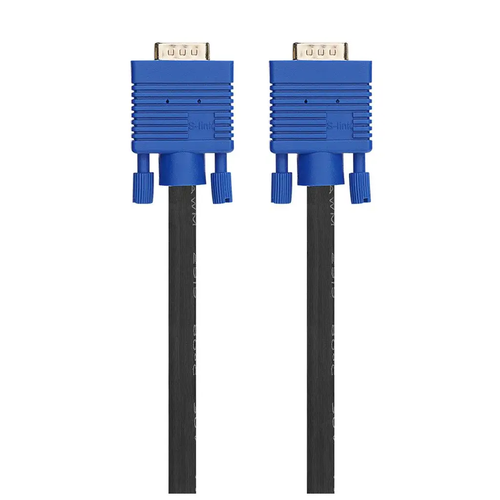 S-link SLX-177 VGA M-M 10m Monitör Kablosu