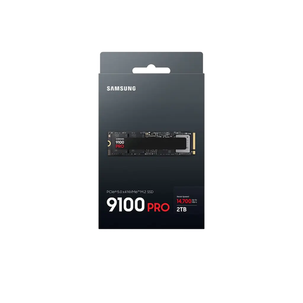 SAMSUNG MZ-VAP2T0BW, 9100 PRO, 2TB, 14700/13400, Gen5, NVMe PCIe M.2 2280, SSD (Türkiye Distribütörü Garantili)