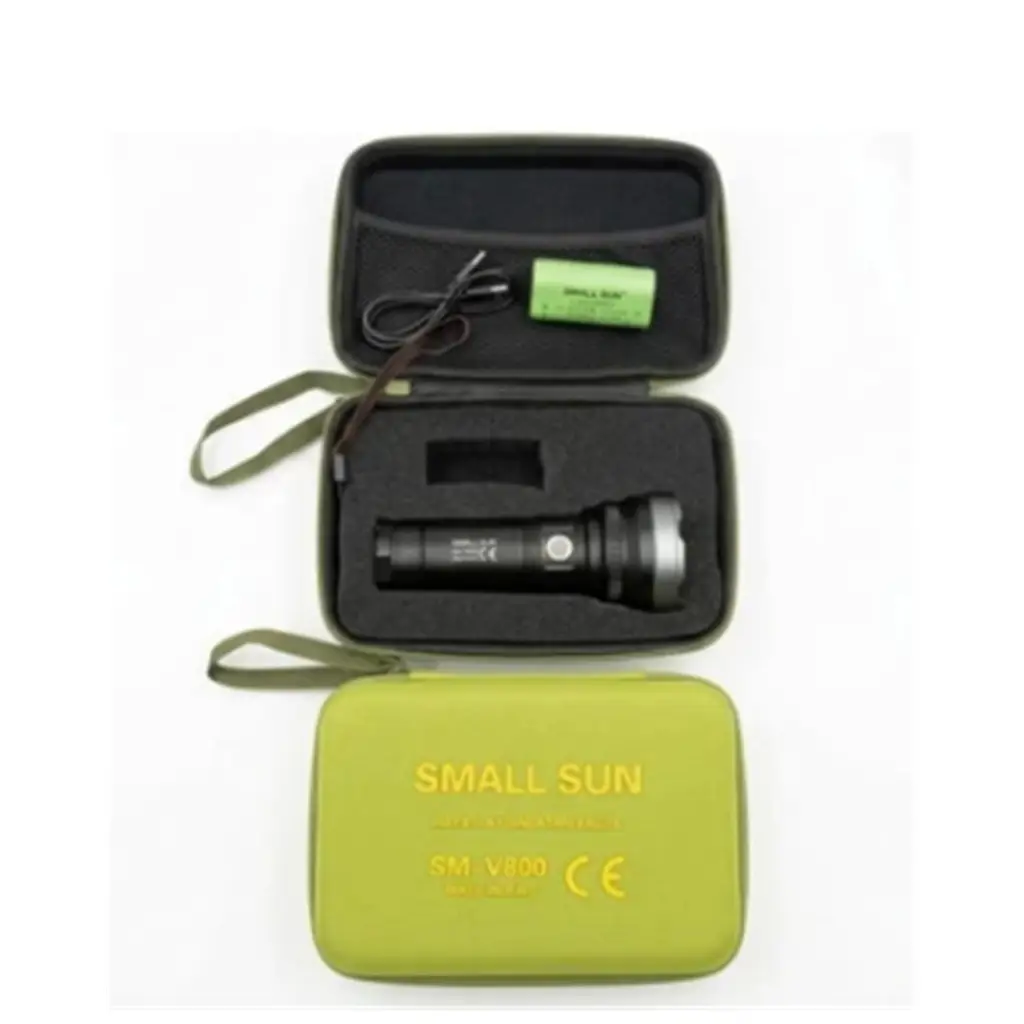 Small Sun SM-V800 Çantalı Metal Fener Şarjlı 7800mah 3.7v Li-on Pil