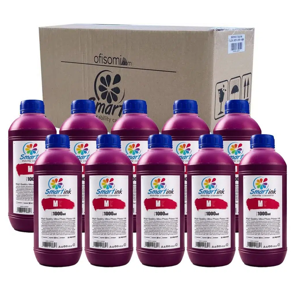 Smartink HP Uyumlu Pigment Mürekkep 10Litre Kırmızı (H971P-H973P-H980P)