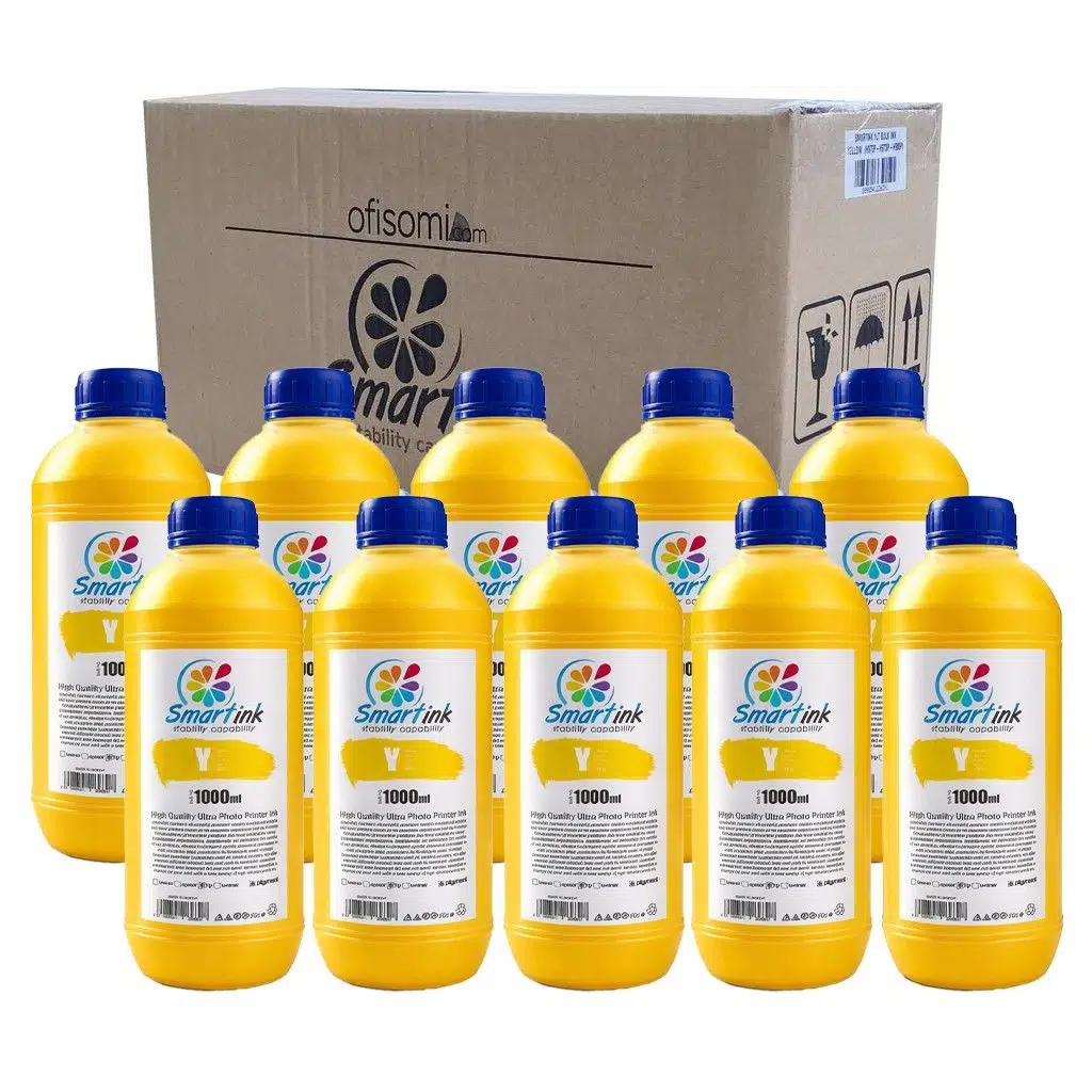 Smartink HP Uyumlu Pigment Mürekkep 10Litre Sarı (H971P-H973P-H980P)