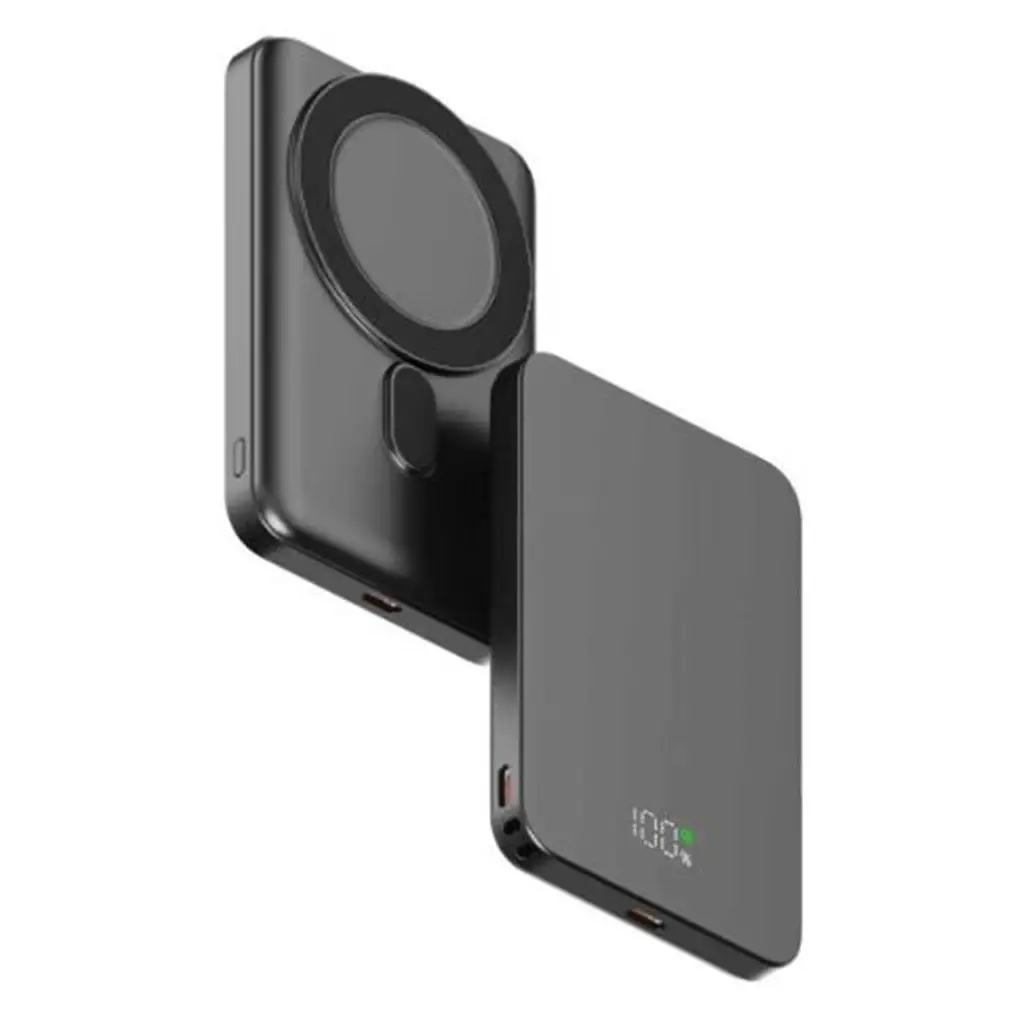 Snapron SNP-3020 Slim PD 22.5W Hızlı Şarj Lcd Ekran Magsafe 5000 mAh Powerbank