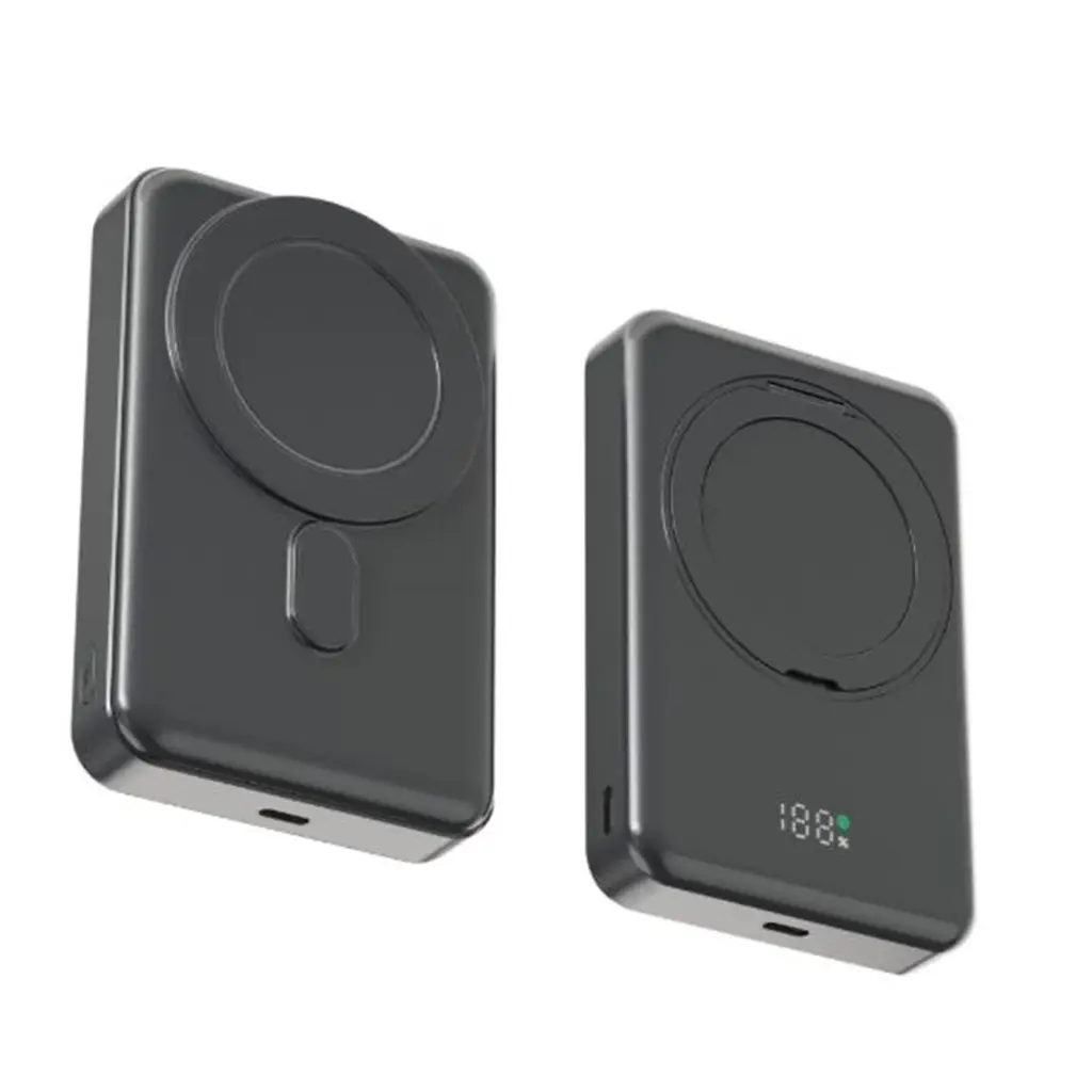 Snapron SNP-3025 PD 22.5W Hızlı Şarj Lcd Ekran Magsafe 10000 mAh Powerbank