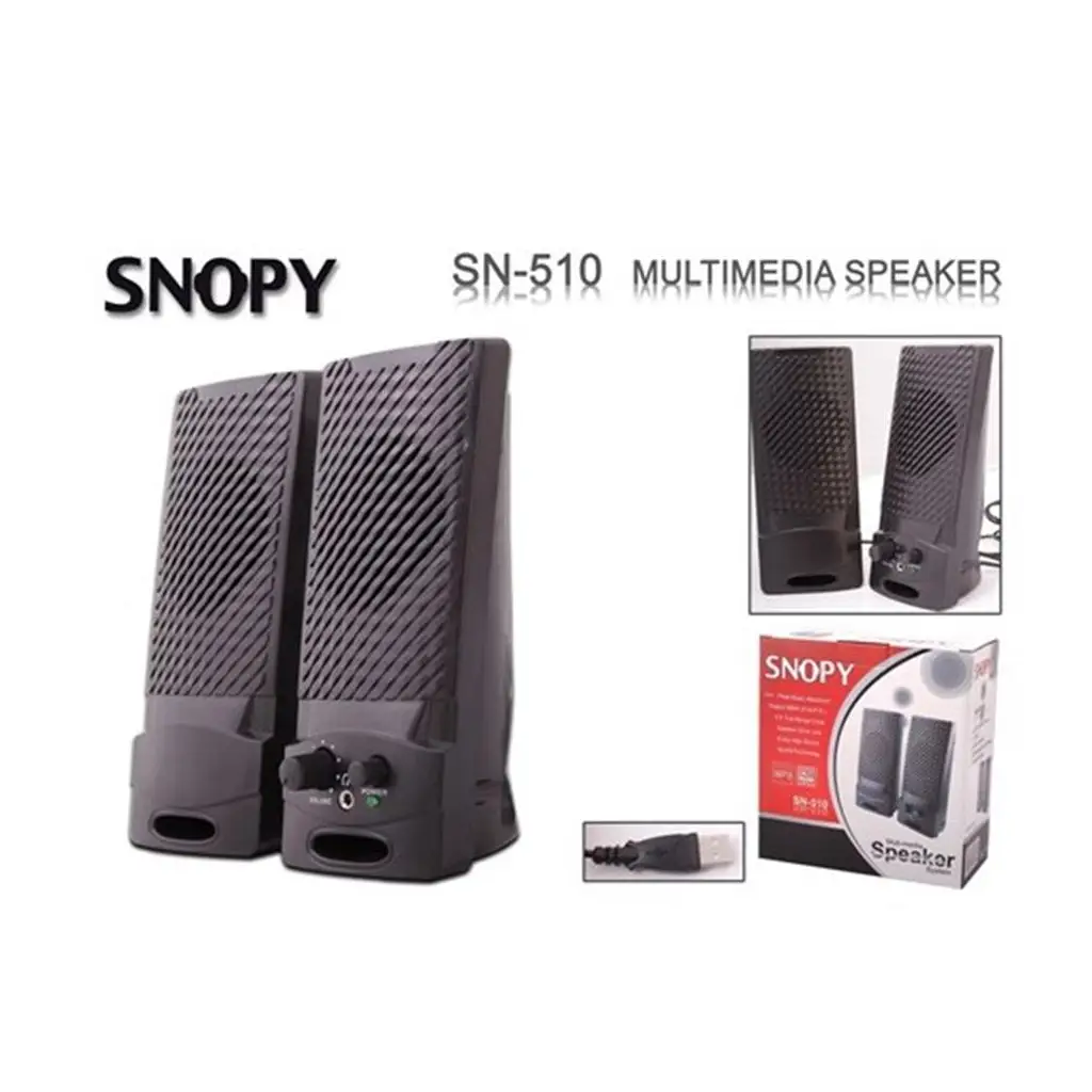 Snopy SN-510 2.0 Siyah USB Speaker