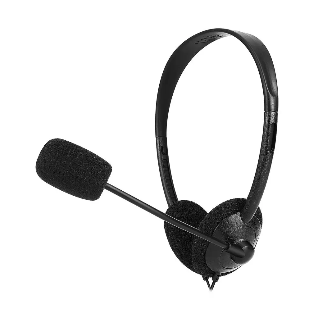 Snopy SN-T11 onn.go 3,5mm Çağrı-Eğitim Mikrofon Kontrollü Call Center Stereo Notebook-PC Kulaklık